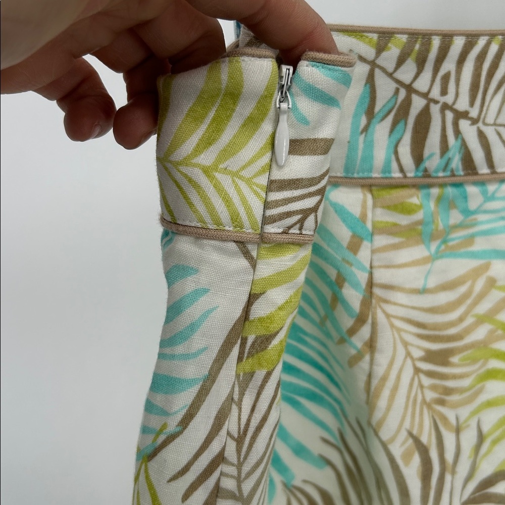 VINEYARD VINES Womens Palm Frond Skirt - Sz 8 - Picture 5 of 7